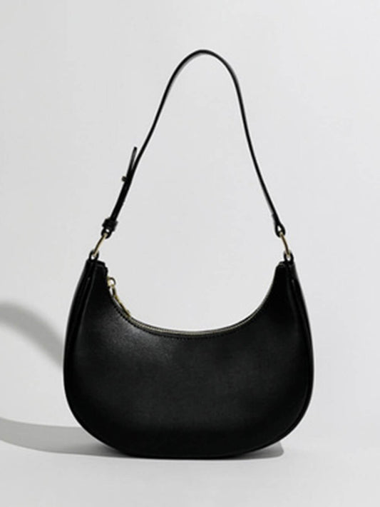 Simple Underarm One-Shoulder Cross-Body Half-Moon Bags