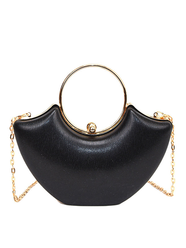 Retro Clip Light Luxury Personality Fashion Crossbody Bag