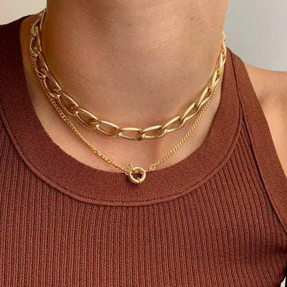 Locked In The Loop Necklace