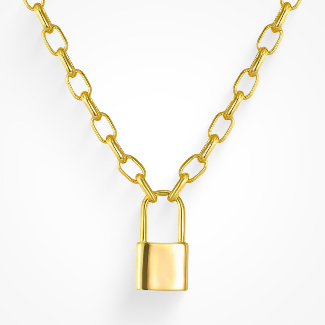 Keep Me Lock Necklace